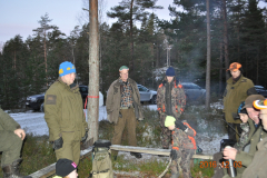 Samling vid grillen