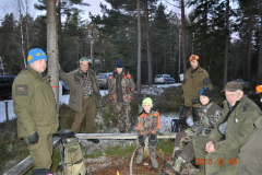 Samling vid grillen